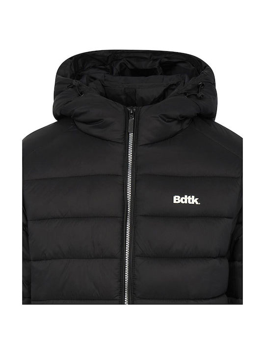 Kids' Sports Jacket with Hood Black