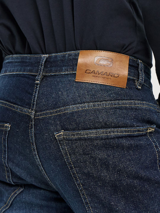Herren Jeanshose Elastisch Regular Fit Blau