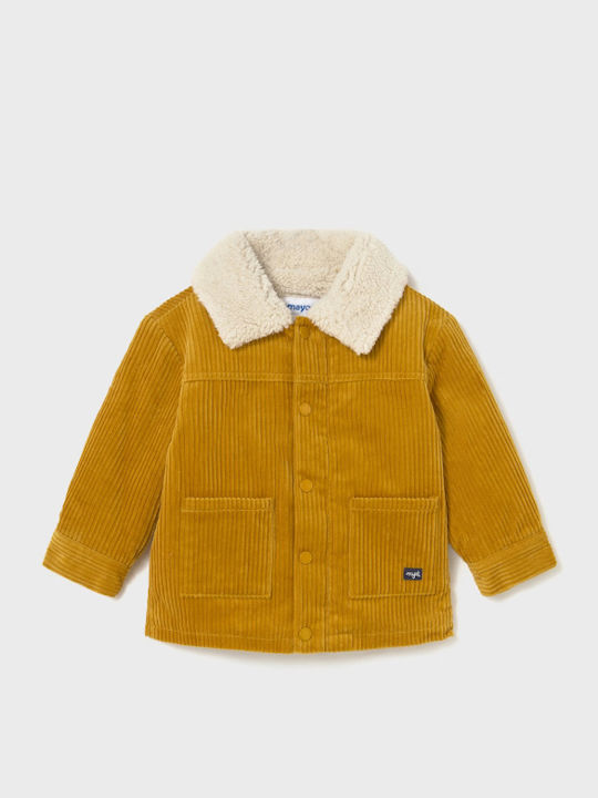 Kids' Coat with Lining Yellow