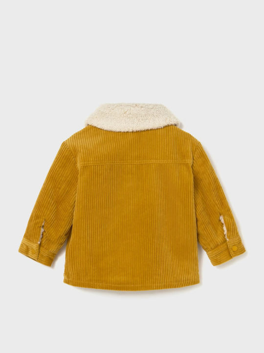 Kids' Coat with Lining Yellow