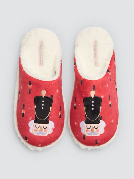 Winter Women's Slippers Red