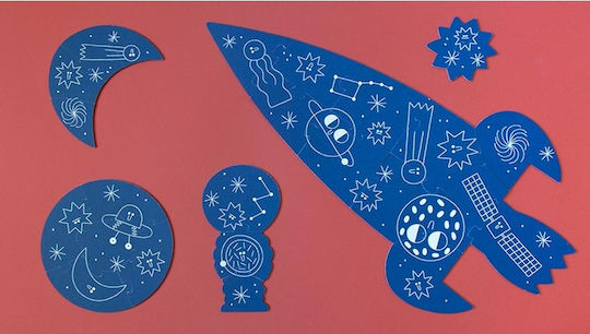 Kinderpuzzle Valentina in Space für 3+ Jahre alt+ Jahre 125pcs Londji