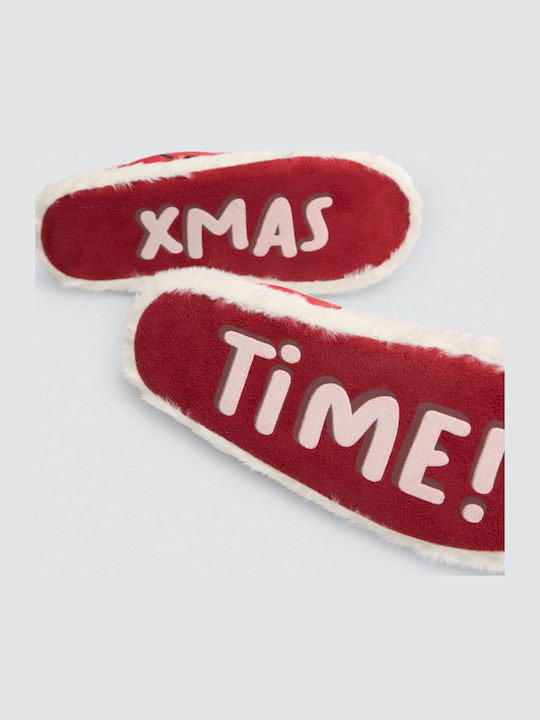 Winter Women's Slippers Red
