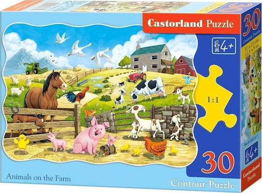 Castorland Animals On Farm Puzzle 30 Pieces B-3815