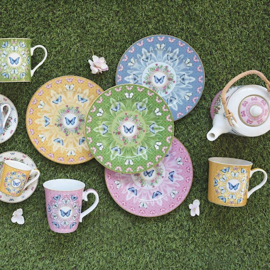 Marva Spring Parade Κούπα από Πορσελάνη Πολύχρωμη 275ml