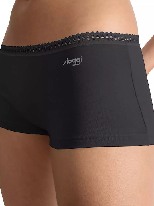 Βαμβακερά Women's Boxer 3Pack Black