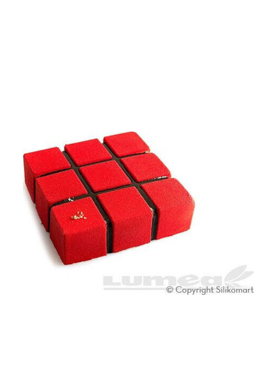 Silikomart Cubik 1400 Φόρμα Ζαχαροπλαστικής από Σιλικόνη 17.2x17.2x5εκ.