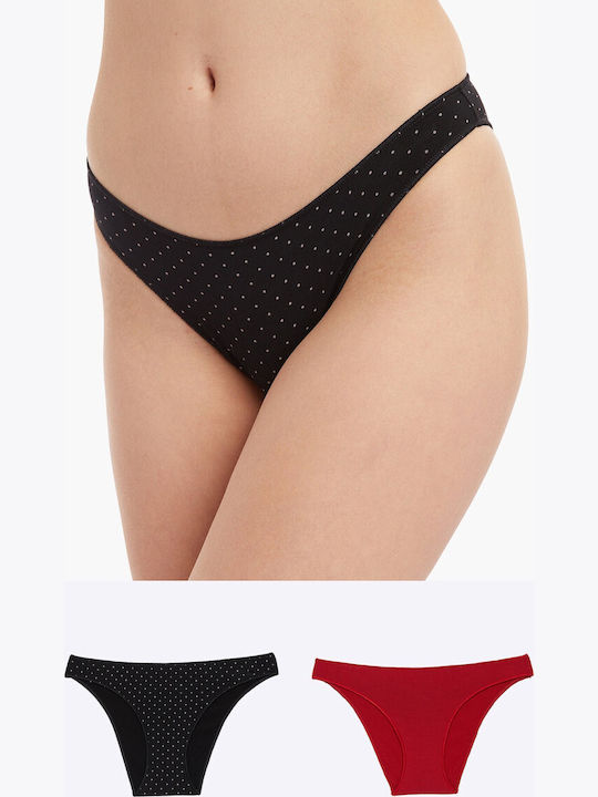 Women's Slip 2Pack White/Black