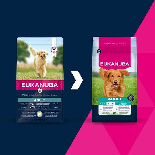 Eukanuba Breed 12кг Суха Храна за Възрастни Кучета от Големи Породи с Агнешко и Ориз