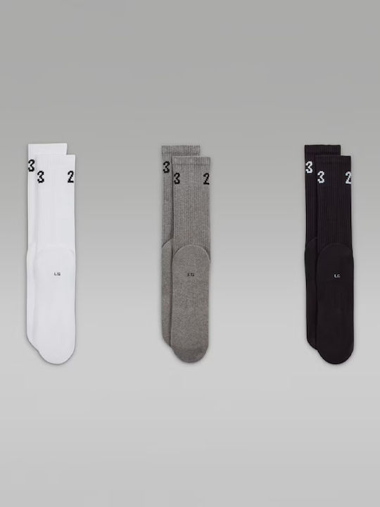 Jordan Athletic Socks White 3 Pairs