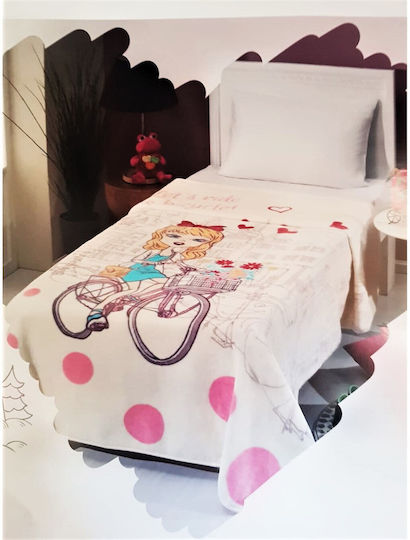Kotonia Home Κουβέρτα Πολύχρωμη 220x160εκ.