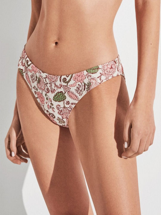 Bikini Set Top & Slip Bottom Floral