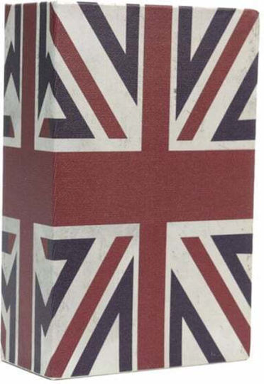 Secret Book Safe Key Lock British 18 X 12 Cm