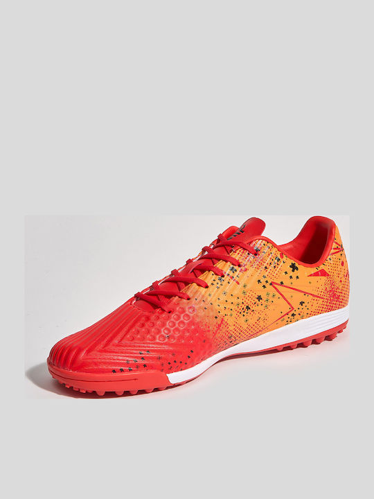 Admiral Football Shoes with Molded Cleats Orange