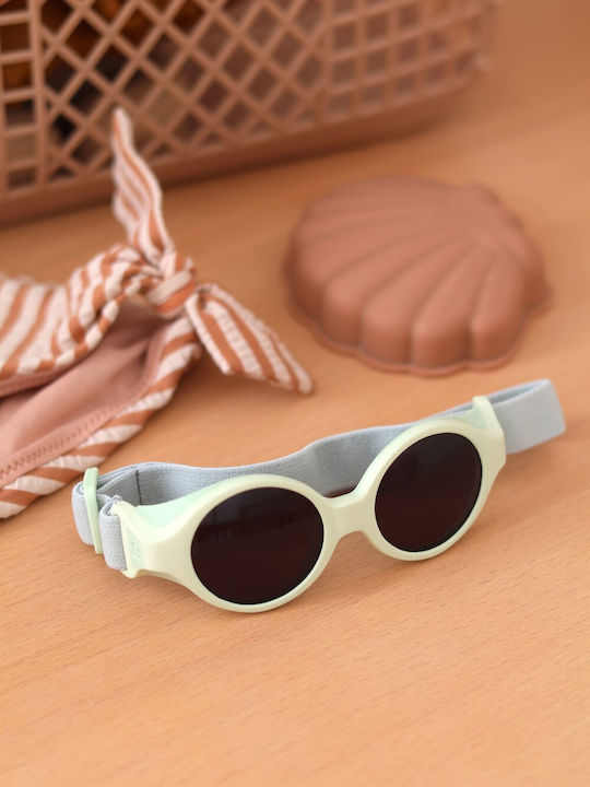 Beaba Glee Round Baby Sunglasses Green for 0-9 Months