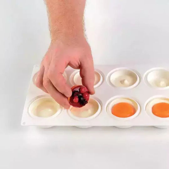 Silikomart No Coating Silicone Chocolates 15 Cups Baking Pan Stampo In
