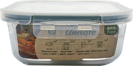 Uniglass Δοχείο Φαγητού Διάφανο 640ml Uniglass Δοχείο Φαγητού Διάφανο 640ml