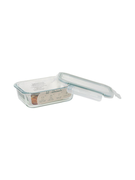 Uniglass Δοχείο Φαγητού Γυάλινο Διάφανο 640ml