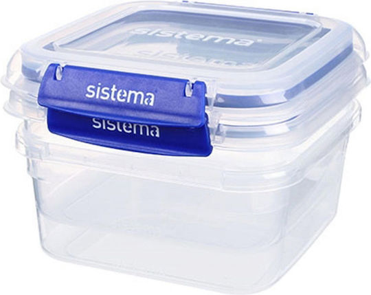 Sistema Σετ Δοχεία Φαγητού Μπλε 2τμχ