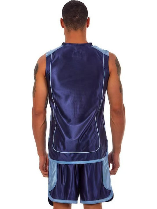 King Männer Sportfan Trikots Set Navy-Blau