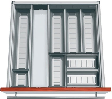 Blum Besteckeinsatz für Schubladen Orga Line Inox 45x48cm Silber