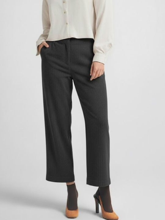 Damen Stoff Hose Carbon