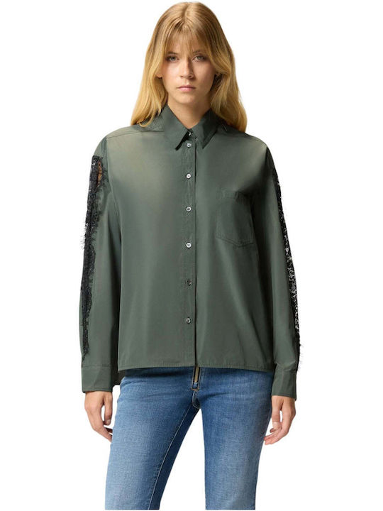 Carmita Women's Long Sleeve Shirt Green