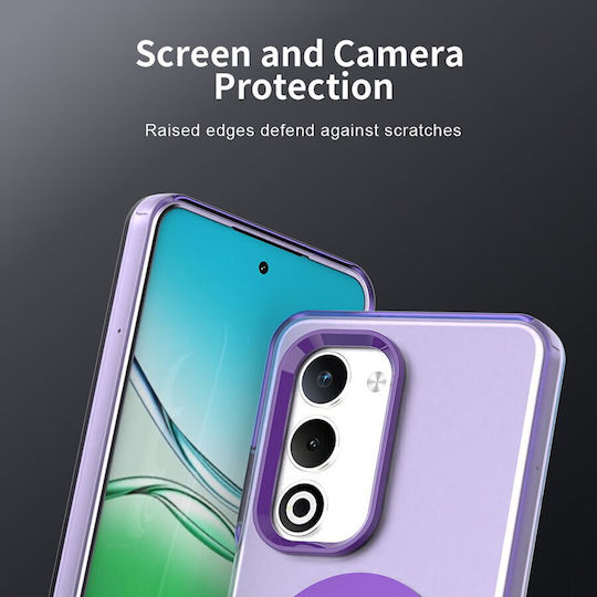 Techsuit Back Cover Plastic / Silicon Violet (Oppo A5)