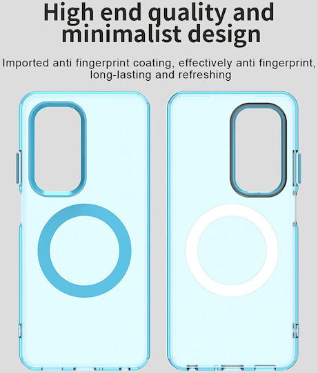 Techsuit Umschlag Rückseite Kunststoff / Silikon Blau (Oppo A5)