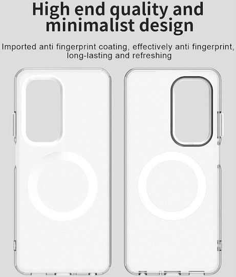 Techsuit Umschlag Rückseite Kunststoff / Silikon Weiß (Oppo A5)