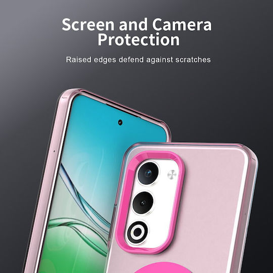 Techsuit Back Cover Πλαστικό / Σιλικόνης Ροζ (Oppo A5)