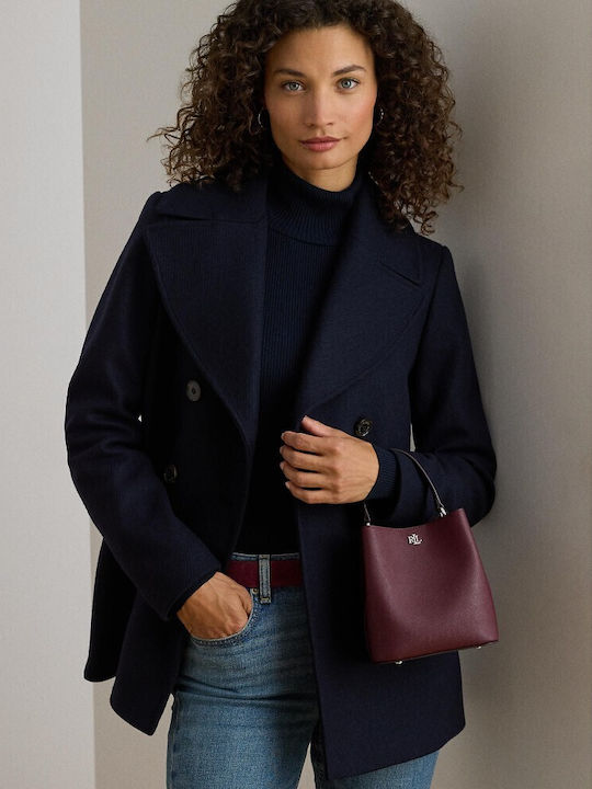 Lauren Leather Women's Bag Shoulder Burgundy