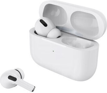 Celebrat C300 Pro Earbud Bluetooth Handsfree Ακουστικά με Θήκη Φόρτισης Λευκά