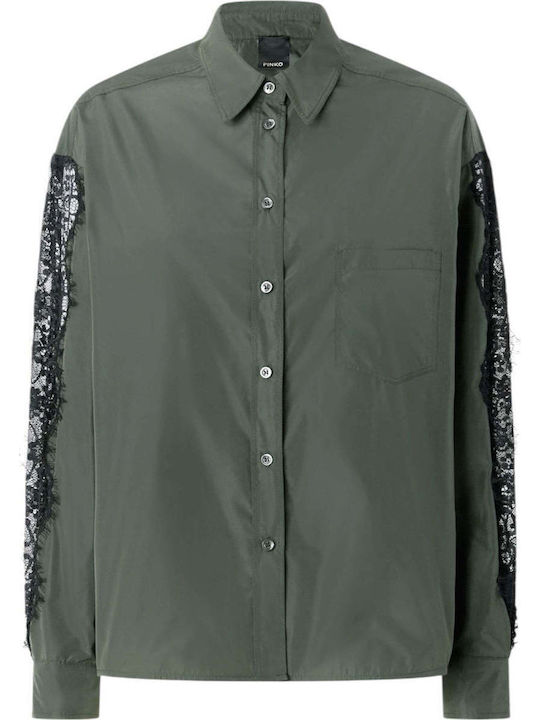Carmita Women's Long Sleeve Shirt Green