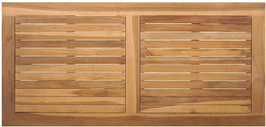 Outdoor Living Room Set 5 Pieces Natural