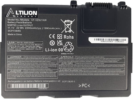 Altilion Energy Laptop-Batterie CF-VZSU1AW Für Panasonic Toughbook CF-33