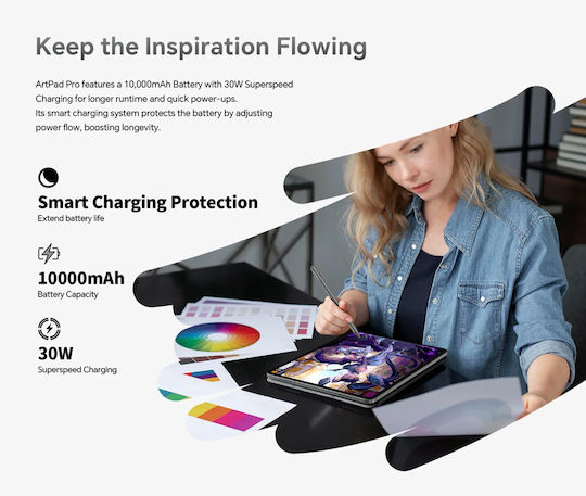 Teclast ArtPad Pro 4G 12.7" Tablet (8GB/256GB) Γκρι