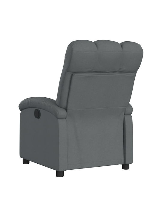 Relaxsessel mit Fußhocker Dark Grey 70x93x101cm