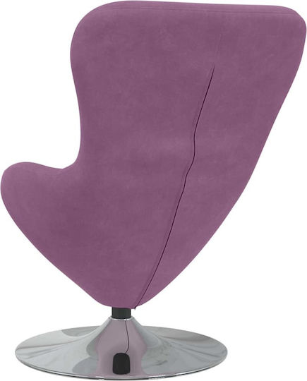 Armchair Purple Velvet 63x73x90cm