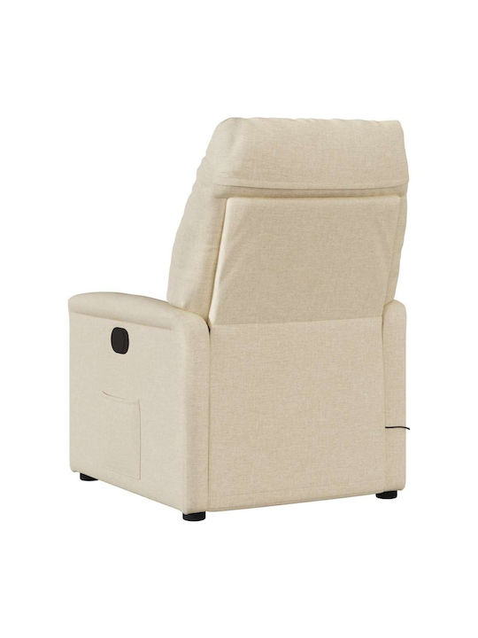 Relaxsessel Friseurwaschbecken Cream 72x90x99cm