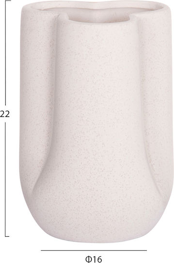 Ceramic Tabletop Decor Fb94613.01 Crystal White F16x22cm