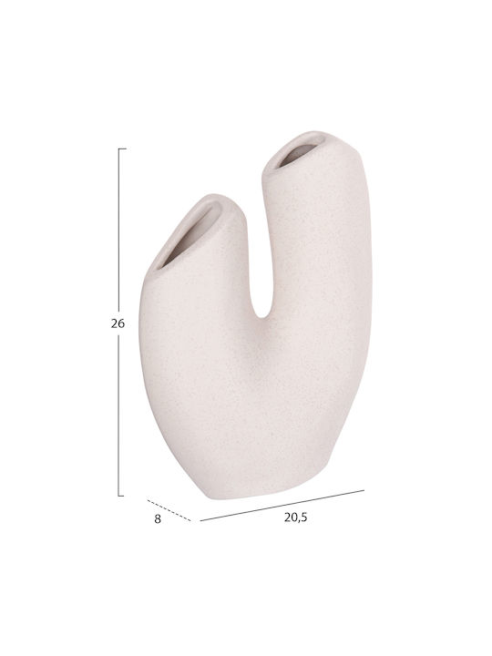 Ceramic Tabletop Decor Fb94619.01 Crystal Off-White 20 5x8x26cm