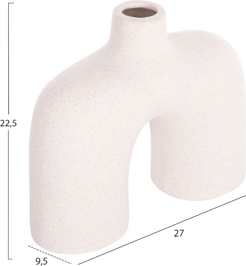 Ceramic Tabletop Decorative Item Fb94600.01 Crystal White 27x9x23cm