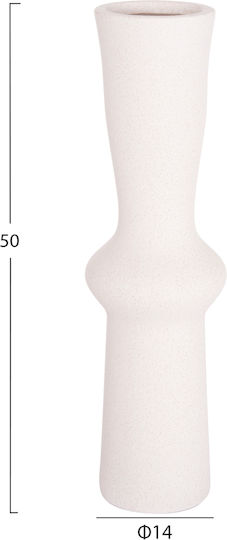 Tabletop Ceramic Decorative Item Fb94637.01 Crystal Off-White Φ14x50cm