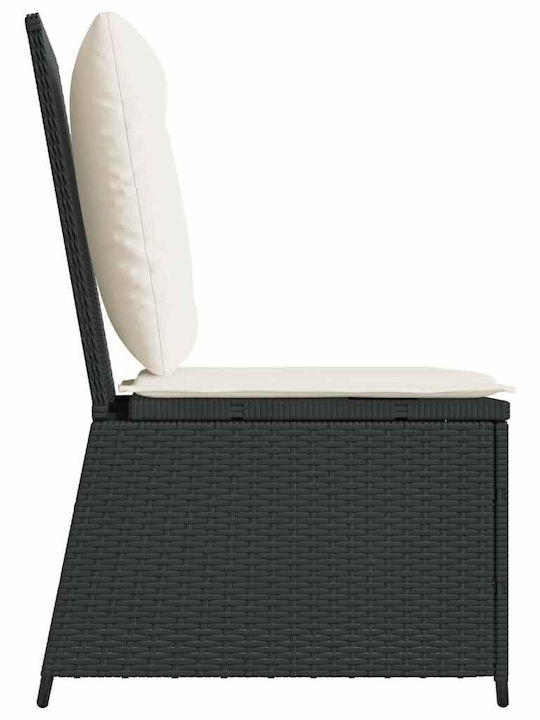 Four-Seater Sofa Outdoor Rattan with Pillows 54x67x95cm