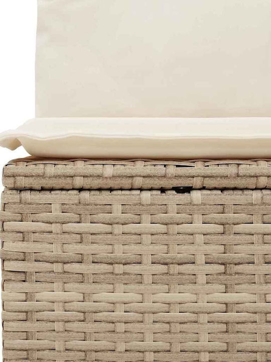 Four-Seater Sofa Outdoor Rattan with Pillows 54x67x95cm