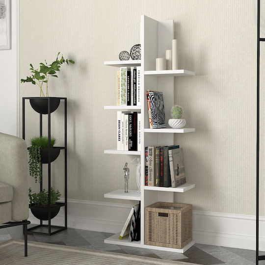 Bibliothek Tree Weiß 45x21.4x113cm