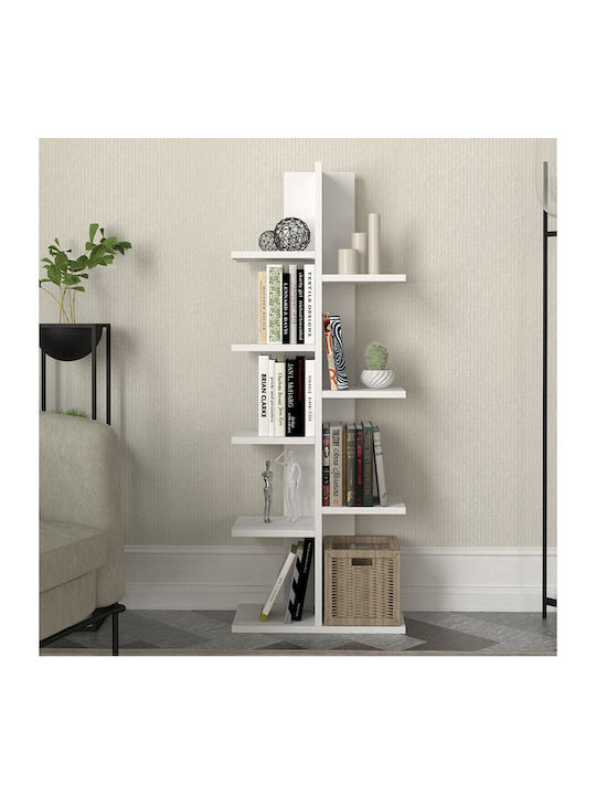 Bibliotecă Tree Alb 45x21.4x113cm