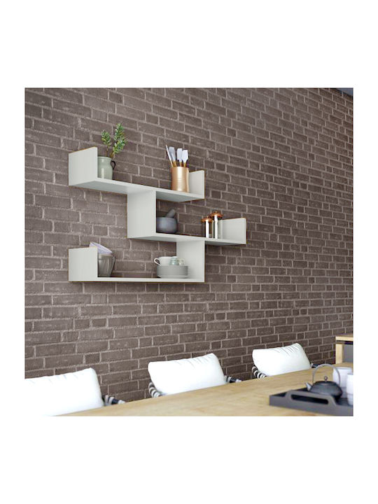 Shelf Wall Rosana White 119x22x66cm