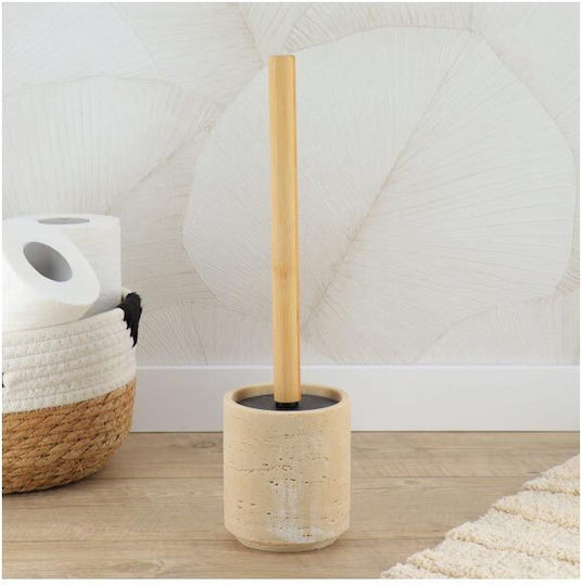 Plastic Toilet Brush Beige